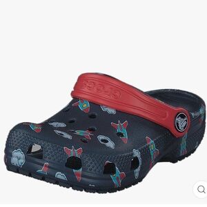 CROCS Blue and Red Water Shoes with Durable Design